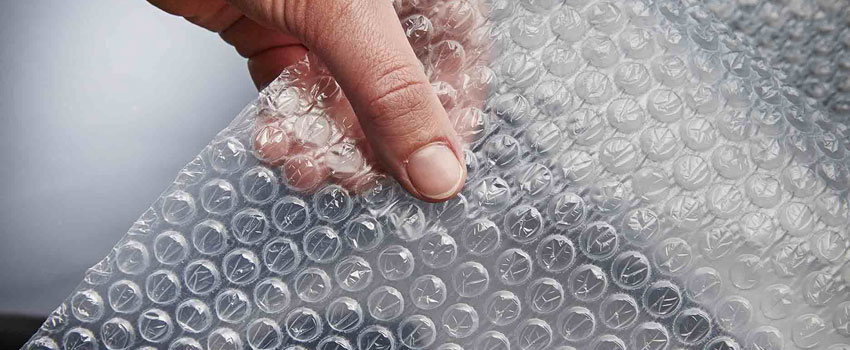 What is bubble on sale wrap made of